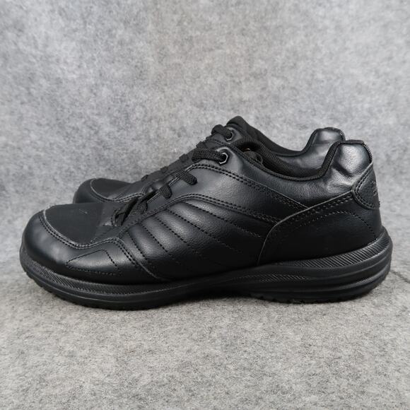 TredSafe Shoes Womens 9W Slip Resistant Sneakers Black Lace Up Comfort Workwear - Picture 4 of 14